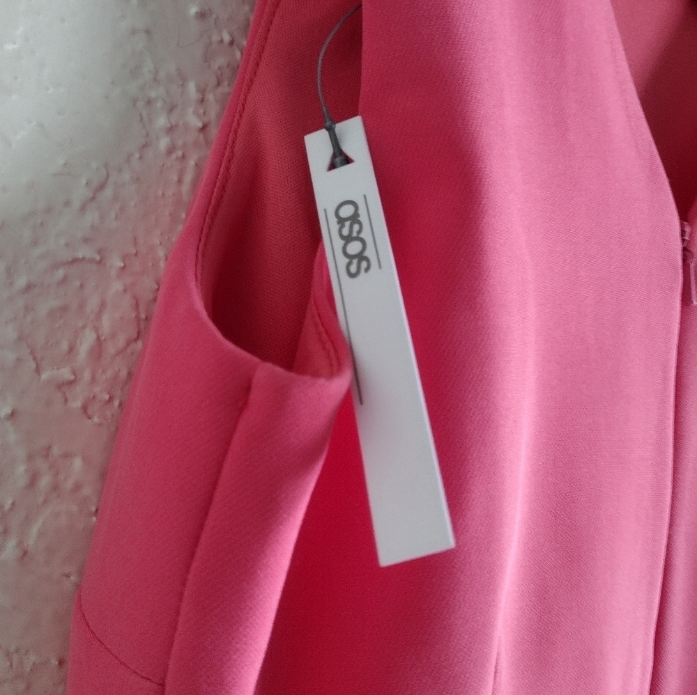 ASOS Ruffle Hem Midi Dress - Picture 7 of 8